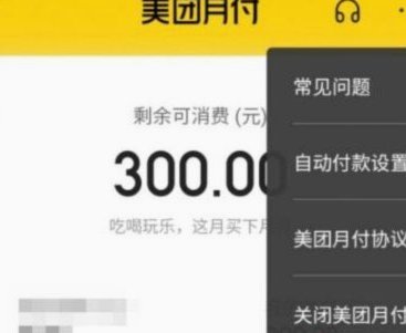 美 团 月 付 怎么 取消