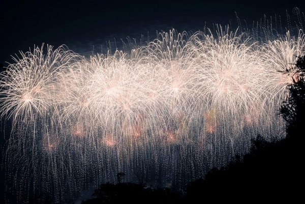 蔡国强烟花秀现场视频曝光
