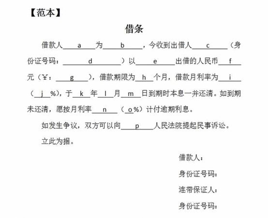 如何正确书写合法借条避免借贷纠纷