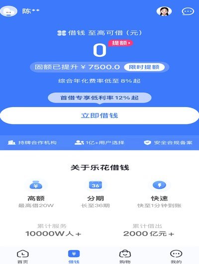 分期乐怎么样看额度